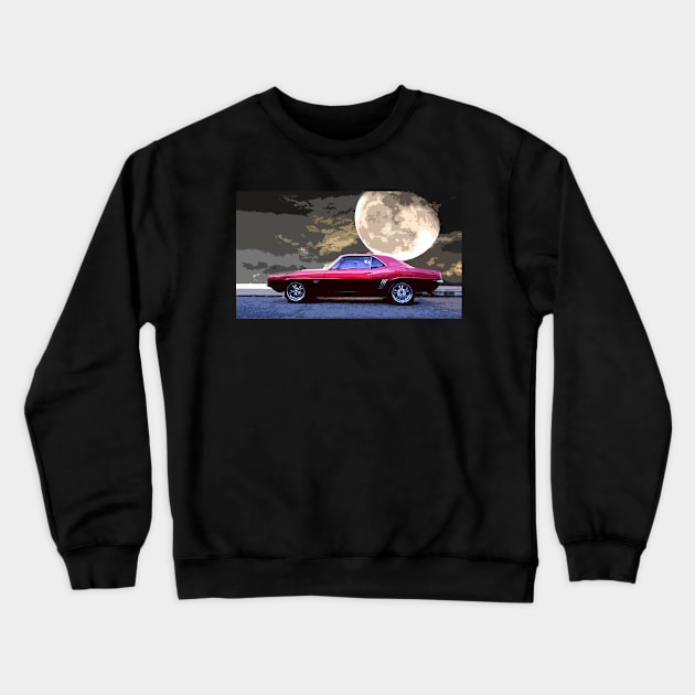 muscle car Crewneck Sweatshirt by rickylabellevie